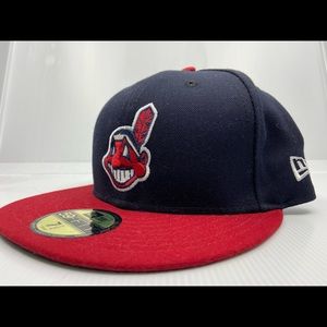 Cleveland Indians New Era 9FIFTY MLB Snapback Hat Chief Wahoo Cap